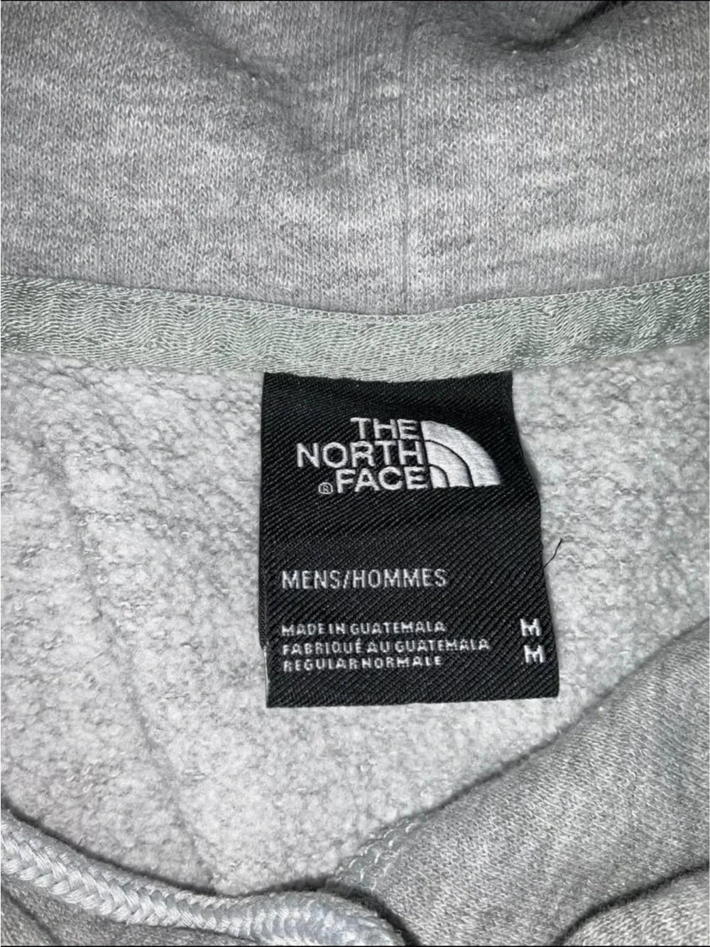 The North Face Gray Pullover Hoodie with White Logo